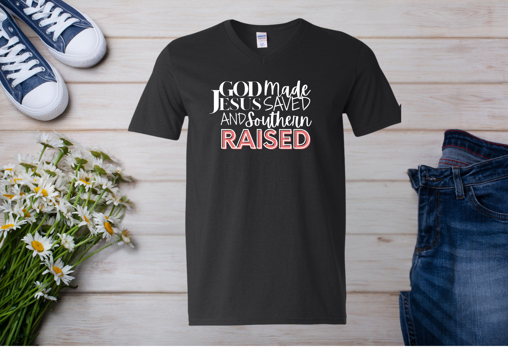 Made Saved Raised (V-Neck)