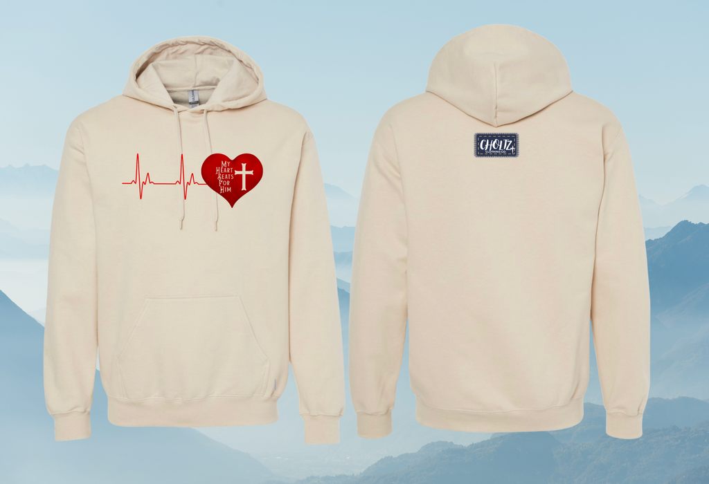 Heartbeats for Him (Hoodie)