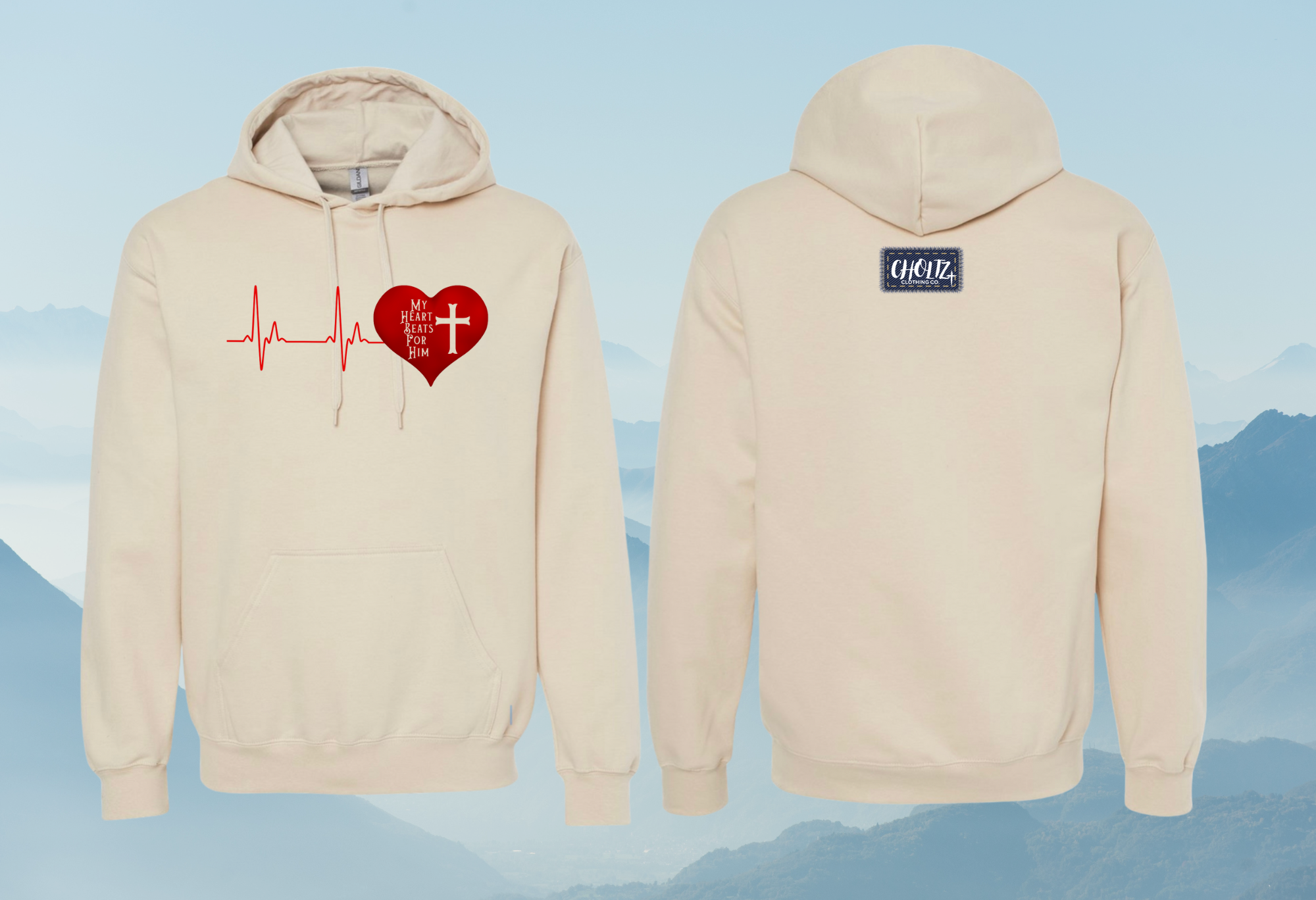 Heartbeats for Him (Hoodie)