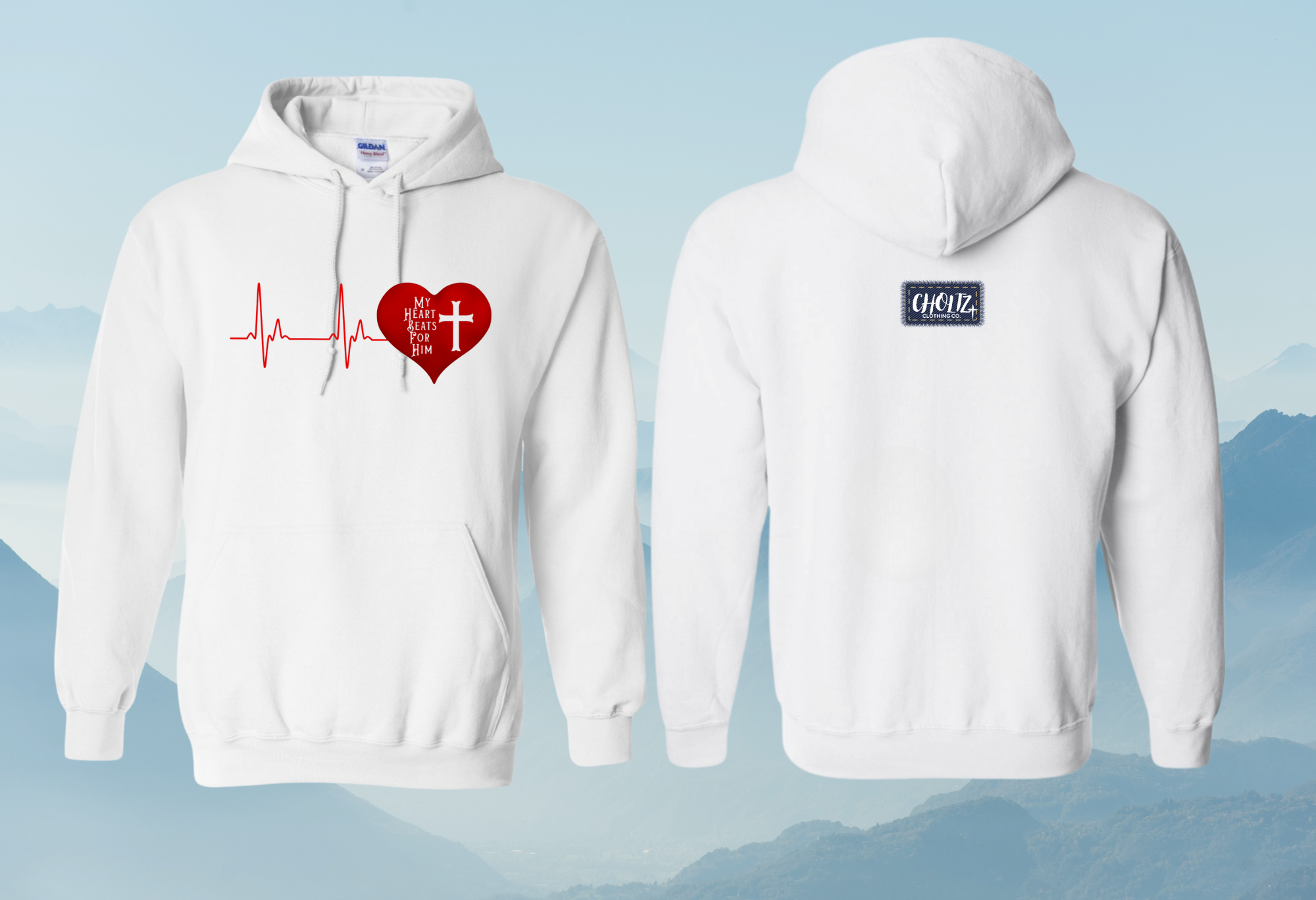 Heartbeats for Him (Hoodie)