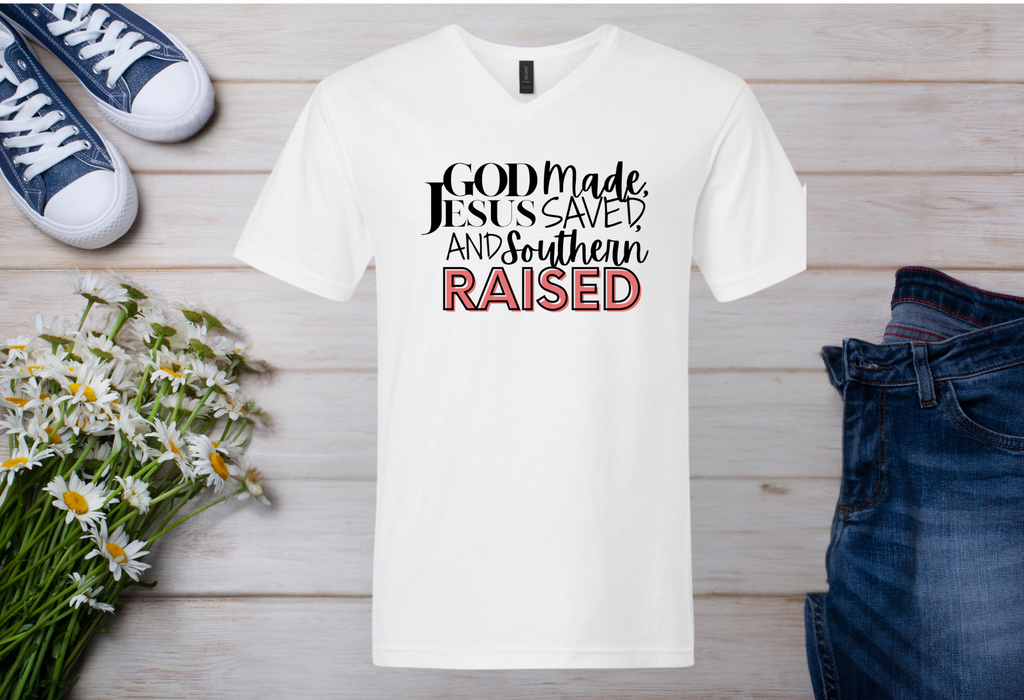 Made Saved Raised (V-Neck)