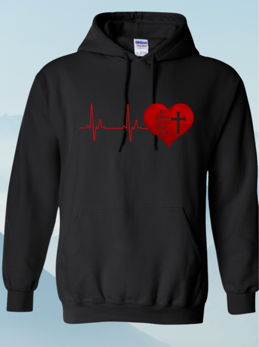Heartbeats for Him (Hoodie)