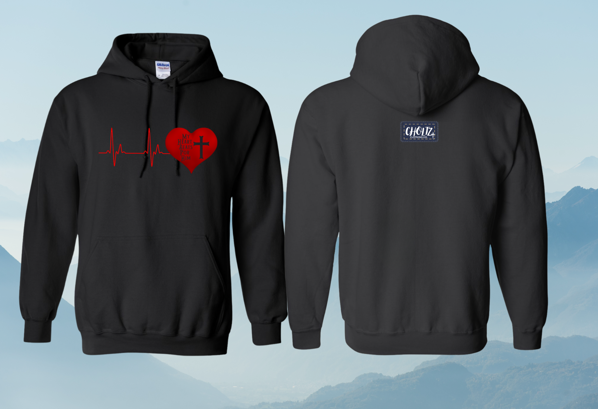 Heartbeats for Him (Hoodie)
