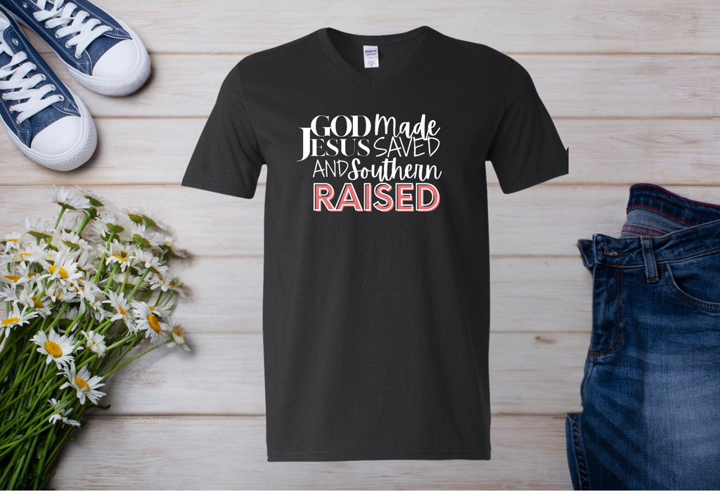 Made Saved Raised (V-Neck)